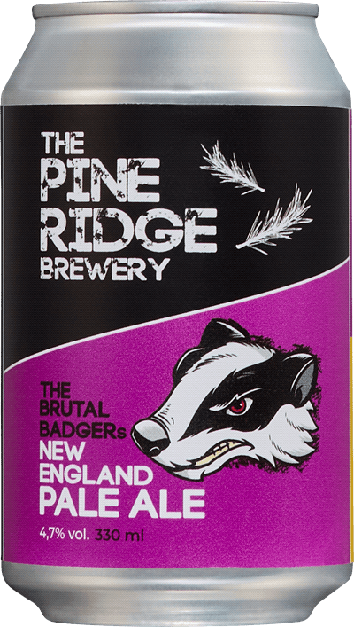 The Pine Ridge Brewery The Brutal Badgers New England Pale Ale