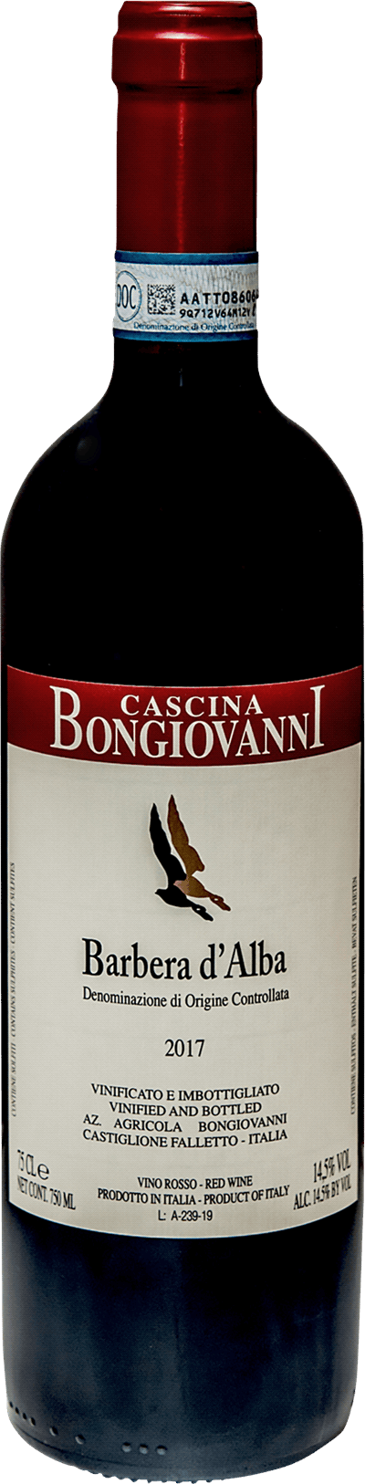 Bongiovanni Barbera d'Alba, 2019