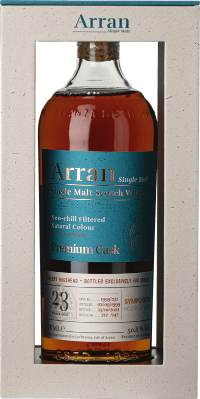 Arran Single Cask for Symposion First Fill Sherry Hogshead 23 Years