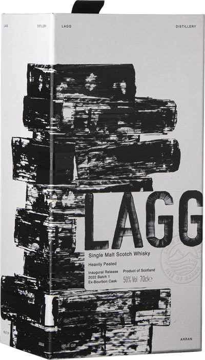 Lagg Heavily Peated Inaugural Release 2022 Batch 1 Ex Bourbon Cask