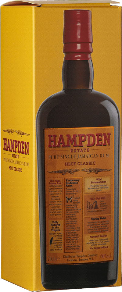 Hampden Estate Pure Single Jamaican Rum, HLCF Classic Overproof