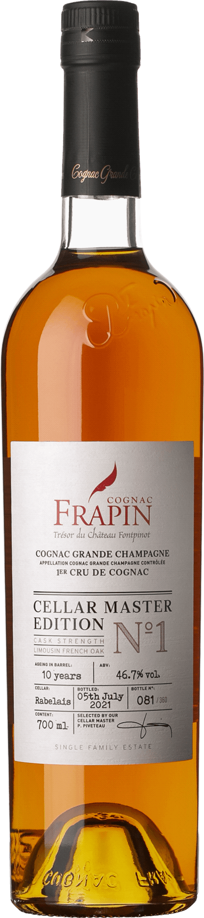 Cognac Frapin Cask strength Cellar Master edition #1