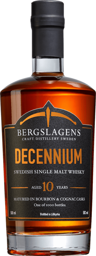 Bergslagens Decennium single malt whisky