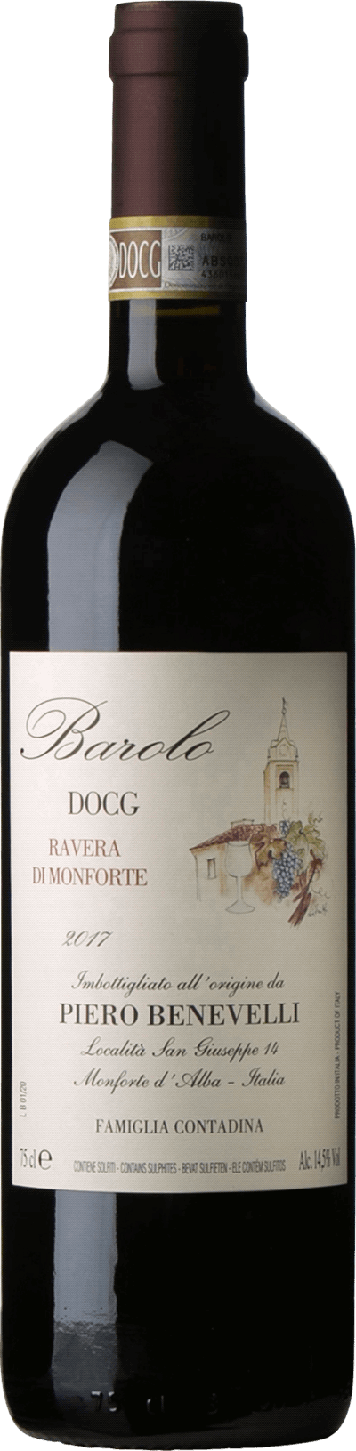 Barolo Ravera di Monforte Benevelli Piero, 2017