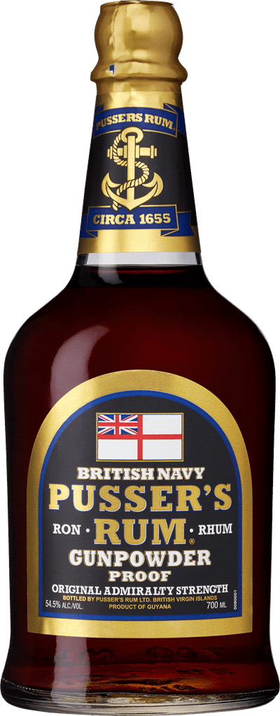 Pusser's Navy Rum Gunpowder Proof