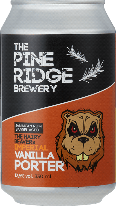 The Pine Ridge Brewery The Hairy Beavers Imperial Vanilla Porter