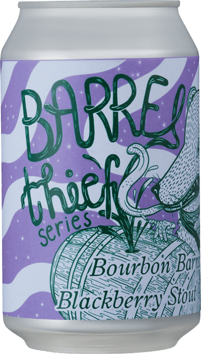 Göteborgs Barrel thief series Bourbon barrel blackberry stout