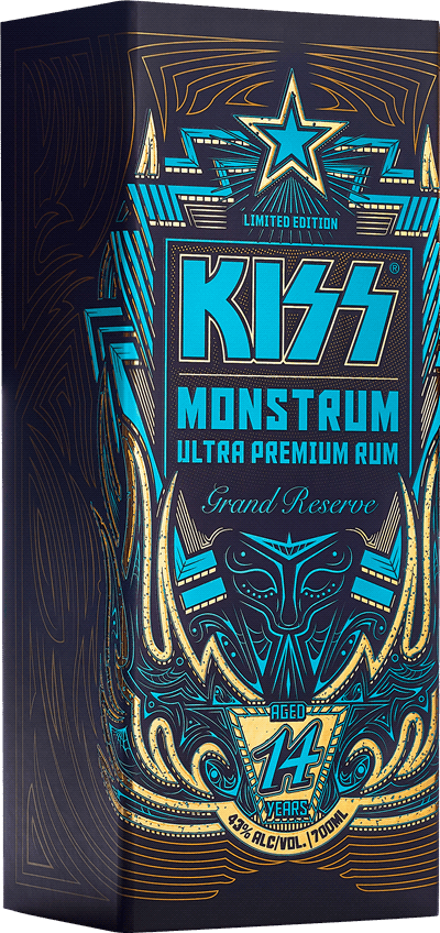 KISS MONSTRUM Ultra Premium Rum Grand Reserve 14 Years