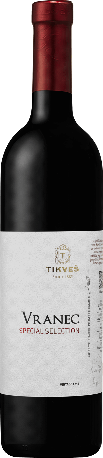 Vranec Special Selection Tikves, 2018