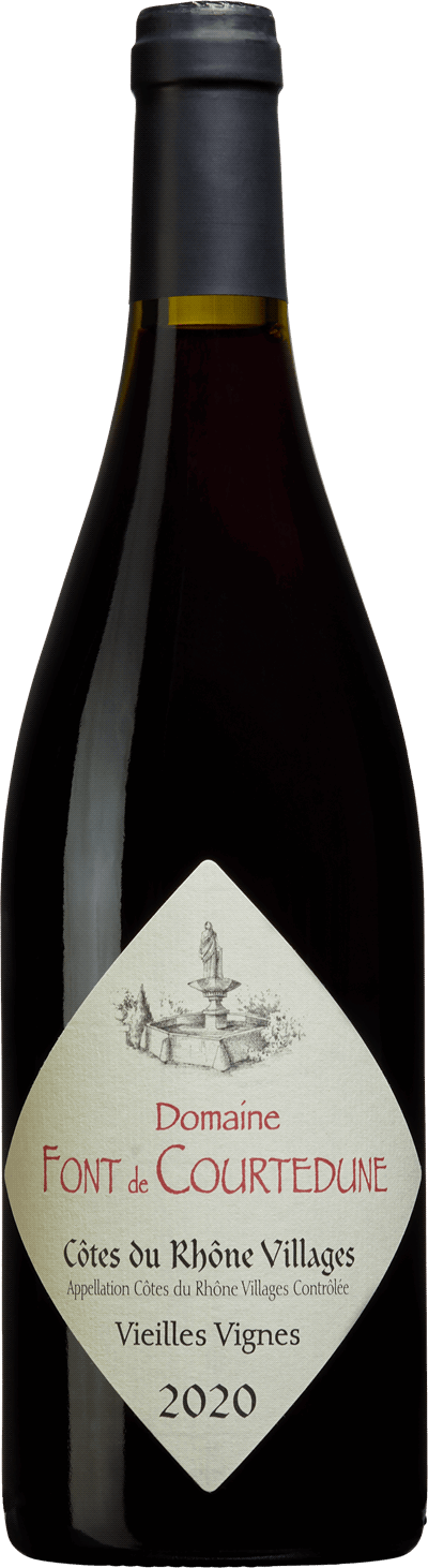 Domaine Font de Courtedune Côtes-du-Rhône-Villages Vieilles Vignes, 2020