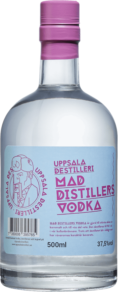 Mad distillers Vodka Uppsala Destilleri