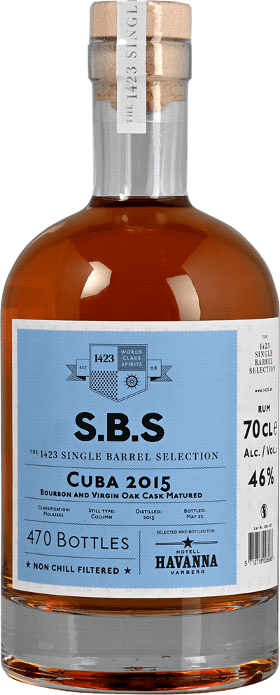 S.B.S Cuba Selected & Bottled for Hotell Havanna Varberg