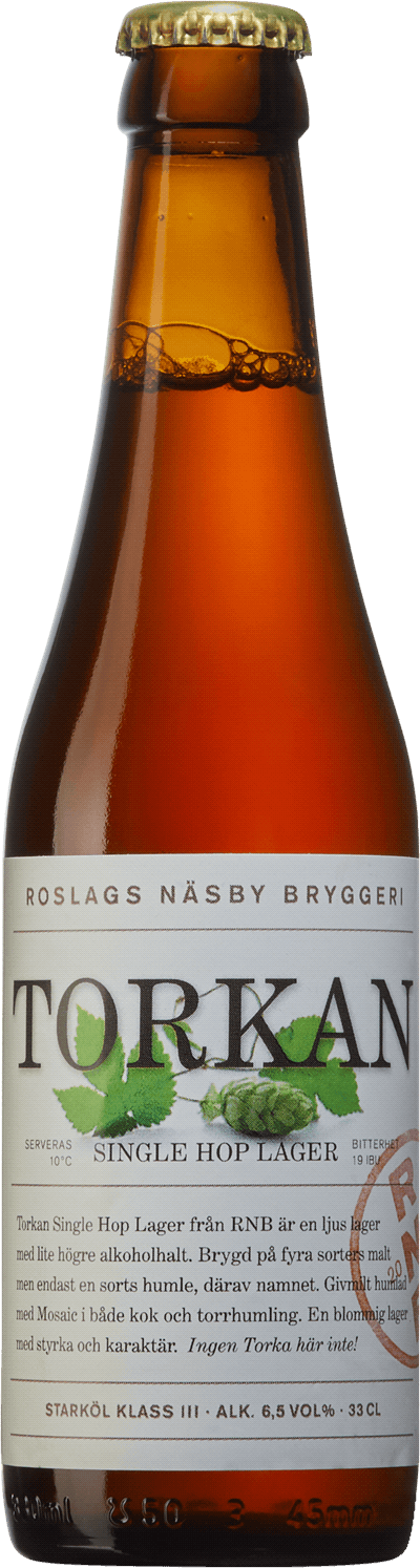 Roslags Näsby Bryggeri RNB- Torkan Single Hop Lager