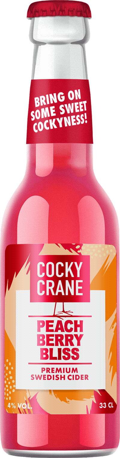Cocky Crane Peach Berry Bliss
