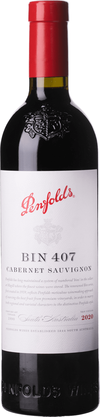 Penfolds Bin 407 Cabernet Sauvignon, 2020