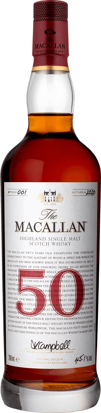 The Macallan Red Collection 50 Years