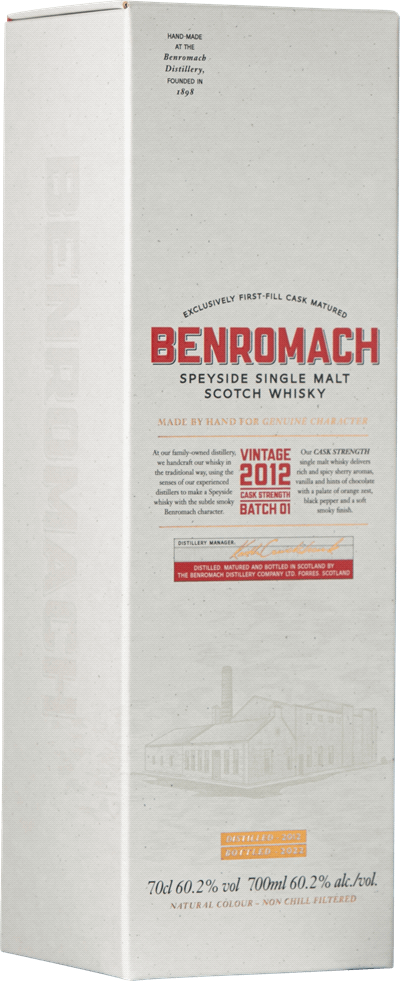 Benromach Cask Strength First fill Bourbon and Sherry Cask