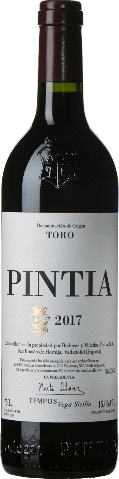 Bodegas Pintia Pintia, 2017