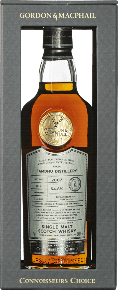 Tamdhu Refill Sherry Butt Connoisseurs Choice 15 Years