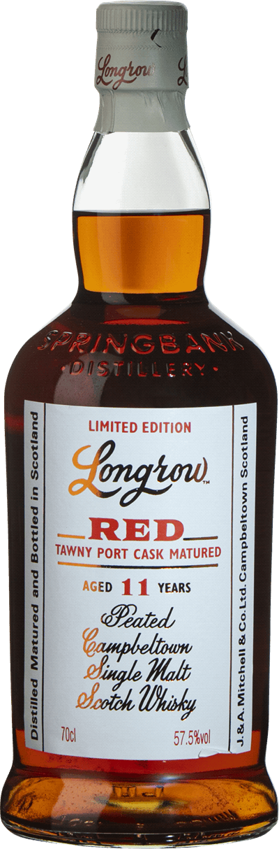 Longrow Red 11 Years  Tawny Port Cask Matured bottled 2022