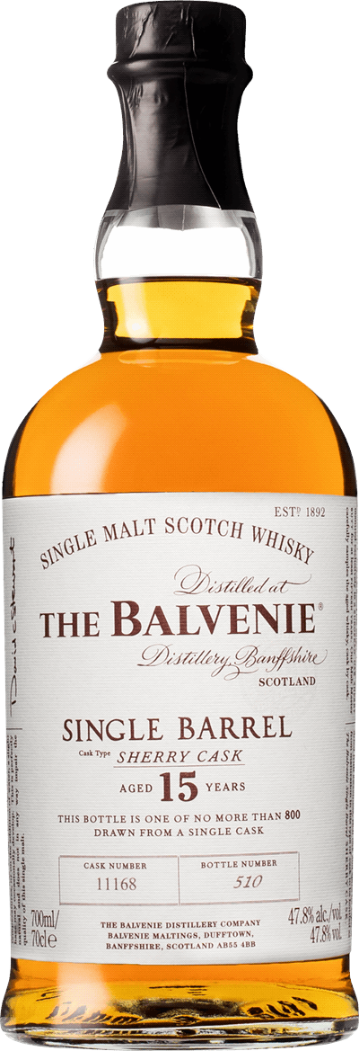 The Balvenie 15 Years Single Barrel Sherry Cask