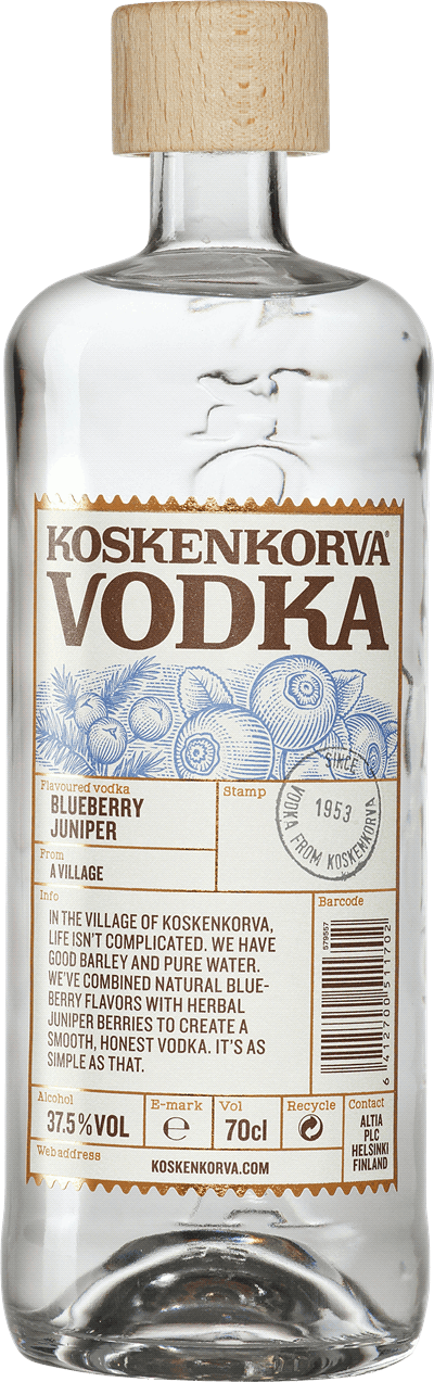Koskenkorva Vodka Blueberry Juniper
