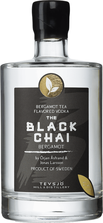 Black Chai Havrevodka destillerad med svart te Bergamott Lotusblomma