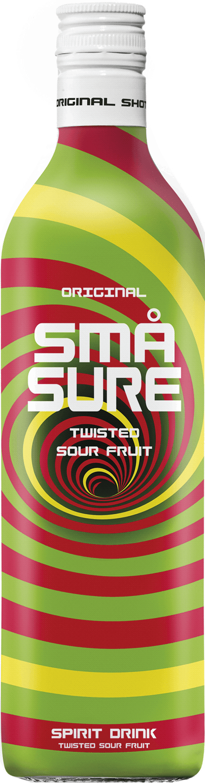 Små Sure Twisted Sour Fruit