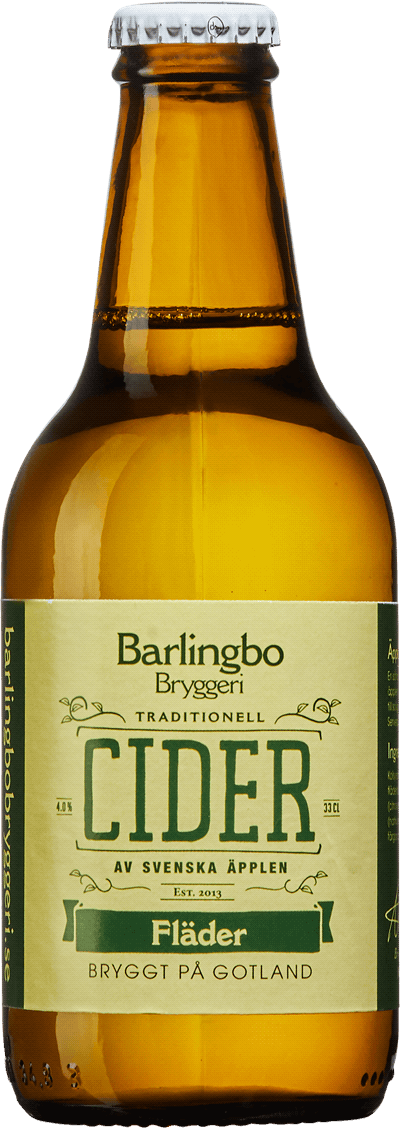Barlingbo Bryggeri Äppelcider med Fläder
