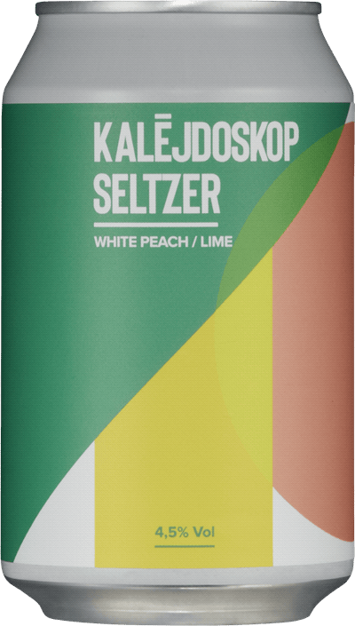 Kalejdoskop Seltzer White Peach/Lime