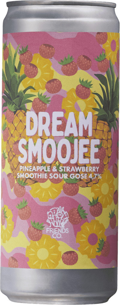 Friends Dream Smoojee Pineapple & Strawberry Sour Gose