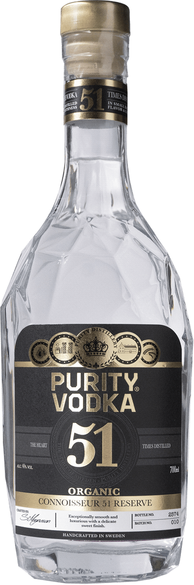 Purity Vodka Connoisseur 51 Organic Reserve