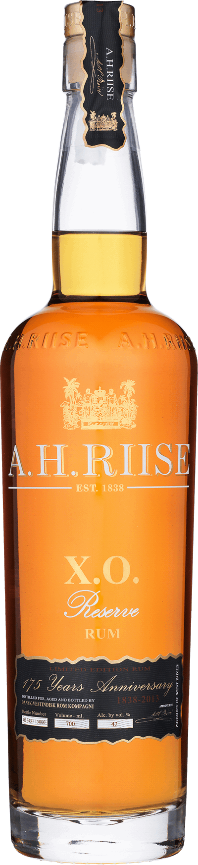 A.H. Riise XO Reserve 175th AnnIversary Rum