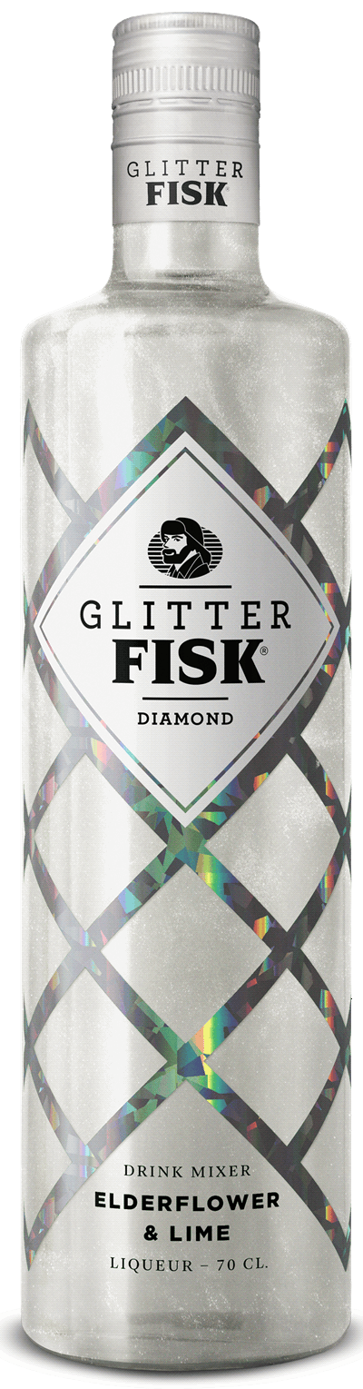 Glitter Fisk Diamond Elderflower Drink Mixer