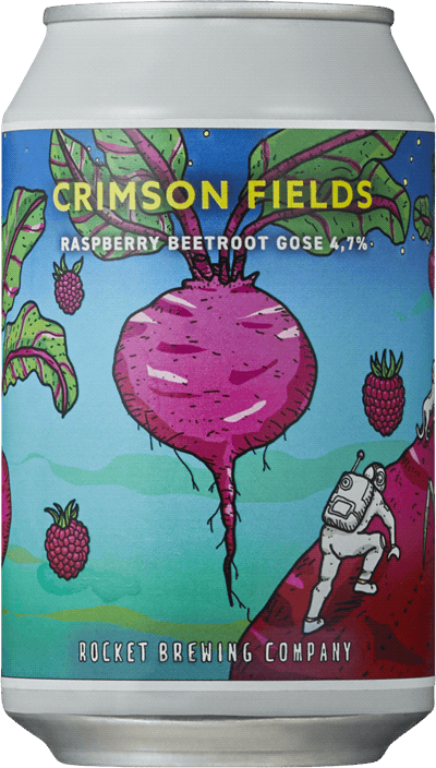 Rocket Brewing Crimson Fields Raspberry beetroot gose