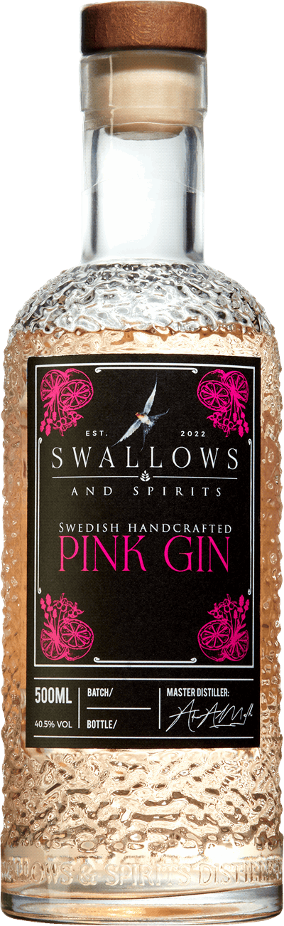 Swallows & Spirits Swedish Pink Gin
