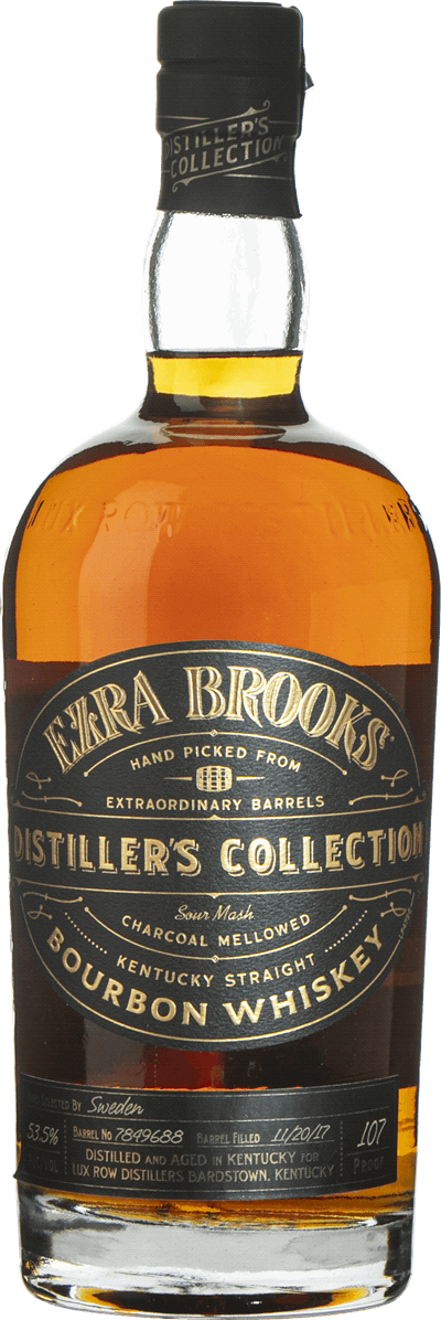 Ezra Brooks Single barrel kentucky straight bourbon whiskey