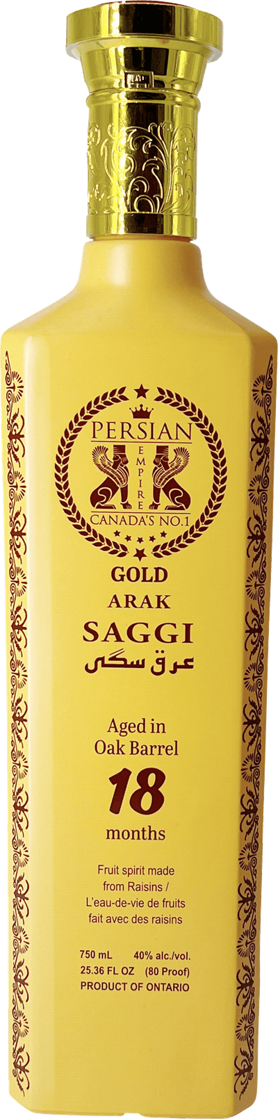 Persian Empire Arak Saggi Oak Aged