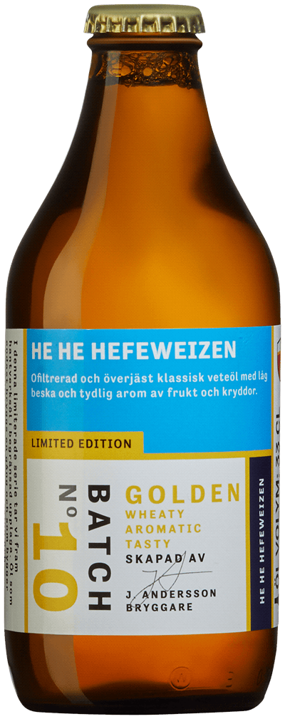 ÖsterlenBryggarna Batch no 10 He He Hefeweizen