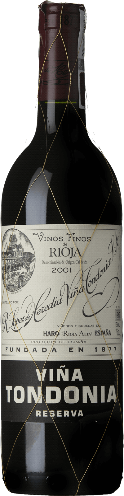 Viña Tondonia Reserva, R. López de Heredia, 2001