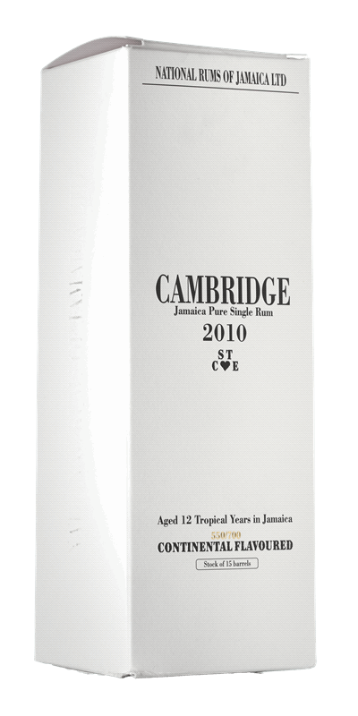 Cambridge 2010 Long Pond STCE Jamaica Pure Single Rum 12 Years