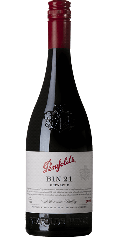 Penfolds Bin 21 Barossa Valley Grenache, 2022