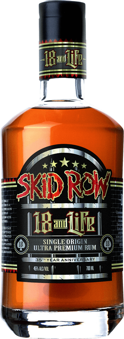 Skid Row 18 and Life Premium Rum