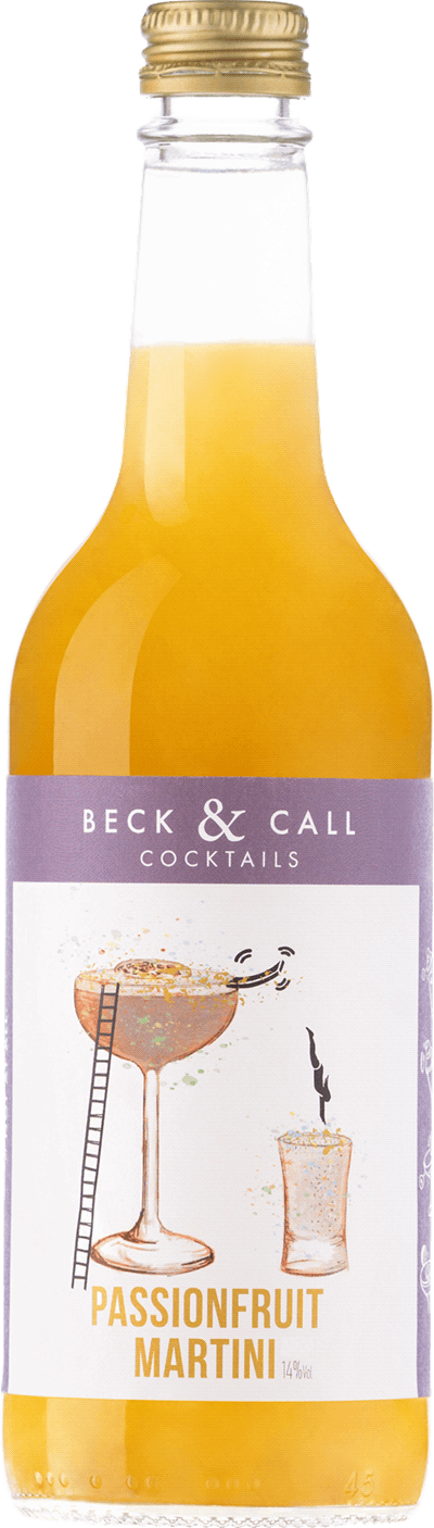 Beck & Call Cocktails Passionfruit Martini