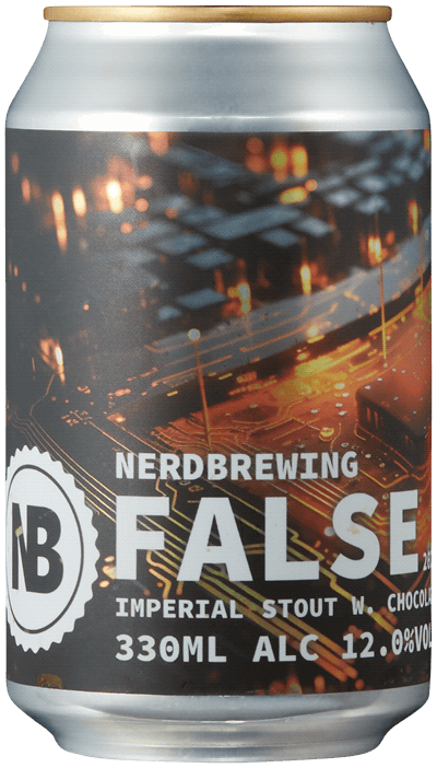 Nerdbrewing False Imperial Stout with Chocolate & Maple Syrup