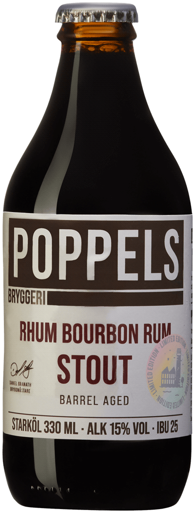 Poppels Rhum Bourbon Rum Barrel aged Stout