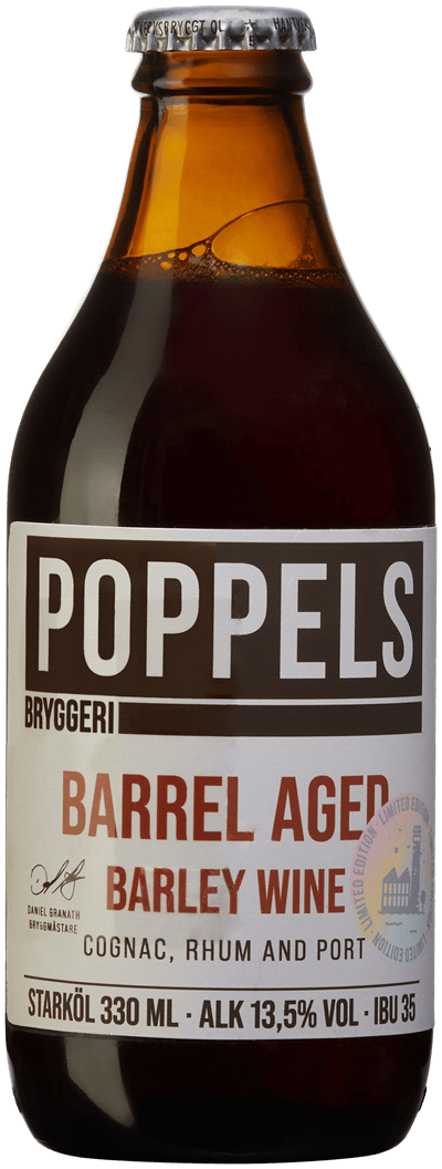 Poppels Bryggeri Barrel aged Barley Wine Cognac, Rhum & Port
