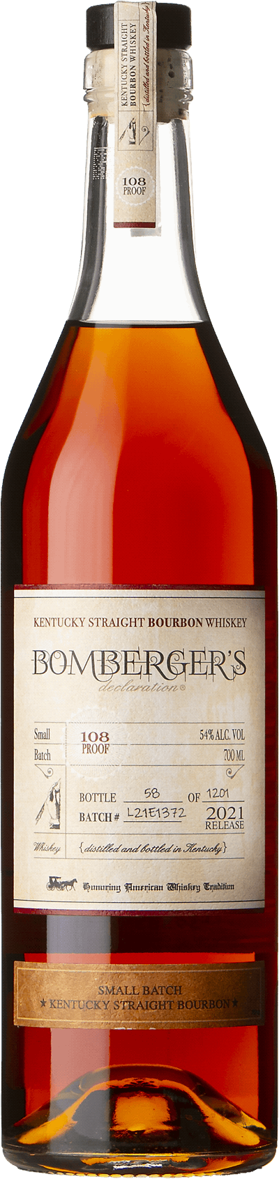 Michter's Distillery Bombergers Declaration Bourbon, 2021