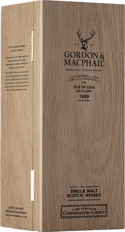 Gordon & MacPhail Isle of Jura 1989 American Hogshead No1580 Connoisseurs Choice 33 Years Old