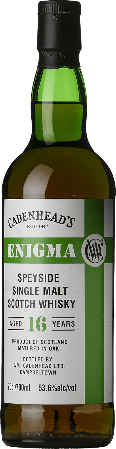 Cadenhead Enigma Speyside Single Malt, Manzanilla Cask 16 Years